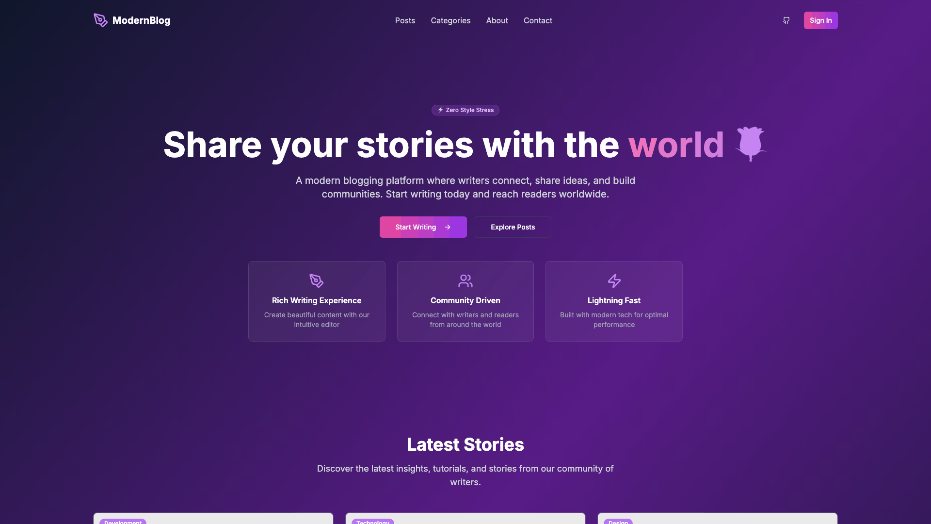 Modern Blog